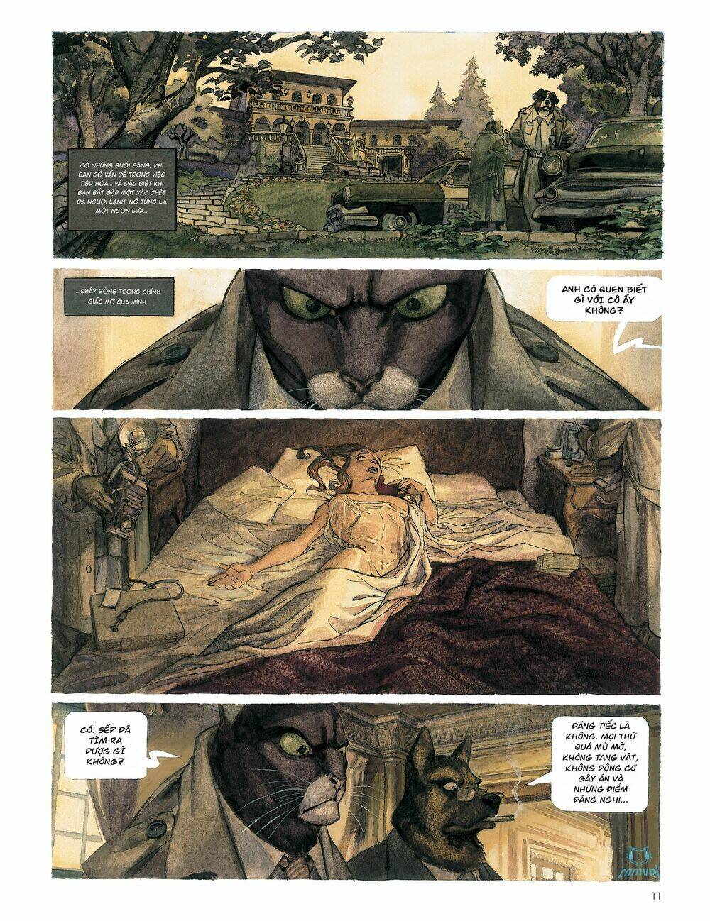 blacksad chương 1 - Next chương 2