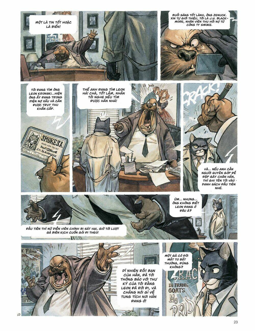 blacksad chương 1 - Next chương 2