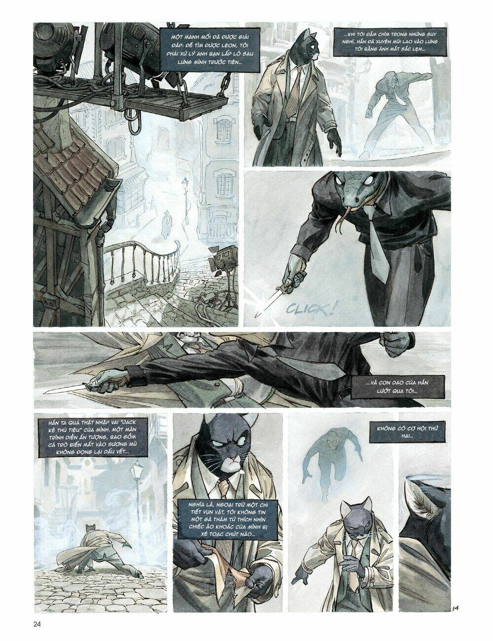 blacksad chương 1 - Next chương 2