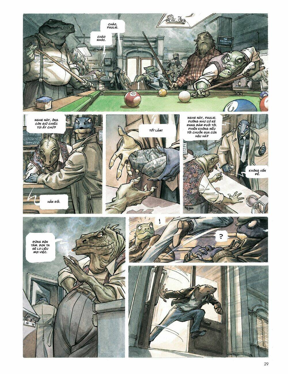 blacksad chương 1 - Next chương 2