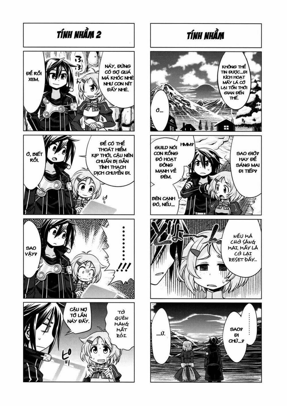 Swort Art Online - 4koma Chapter 4 - Trang 2