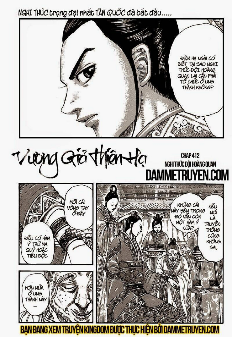 kingdom - vương giả thiên hạ chapter 412 - Next chapter 413