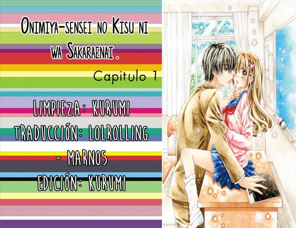 Onimiya-Sensei No Kiss Ni Wa Sakaraenai Chapter 1 - Trang 2