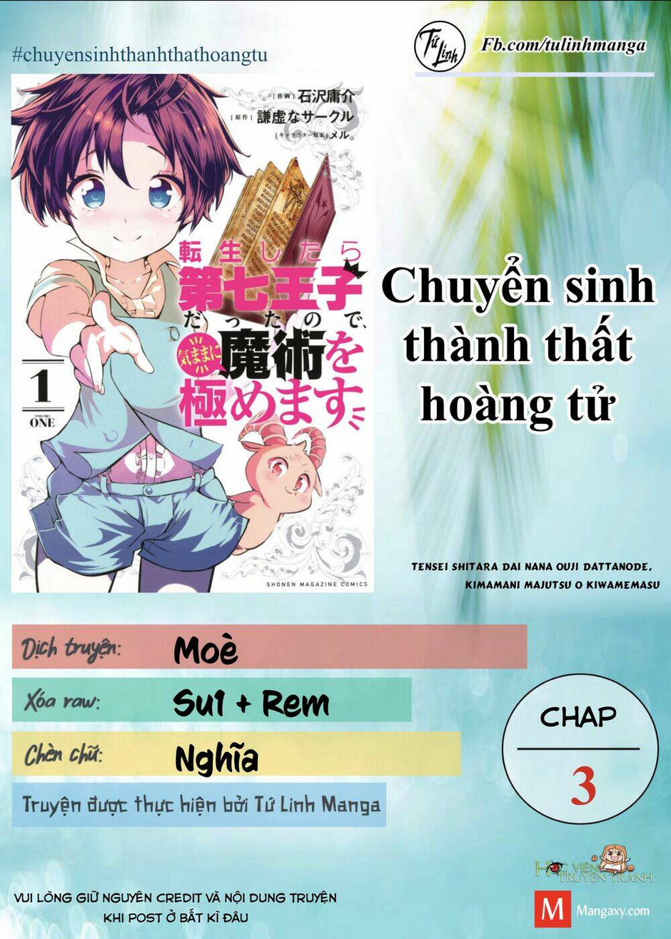 chuyển sinh thành thất hoàng tử chapter 3 - Next Chapter 3