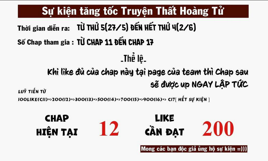 chuyển sinh thành thất hoàng tử chapter 12 - Next Chapter 12