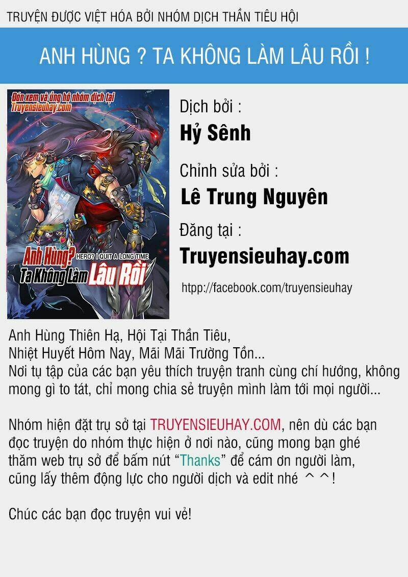 anh hùng ? ta không làm lâu rồi chapter 113 - Next chapter 114