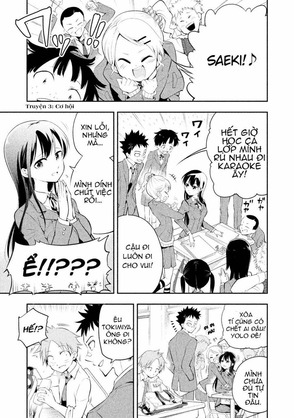 Saeki-san wa Nemutteru! Chapter 3: Cơ hội - Trang 2