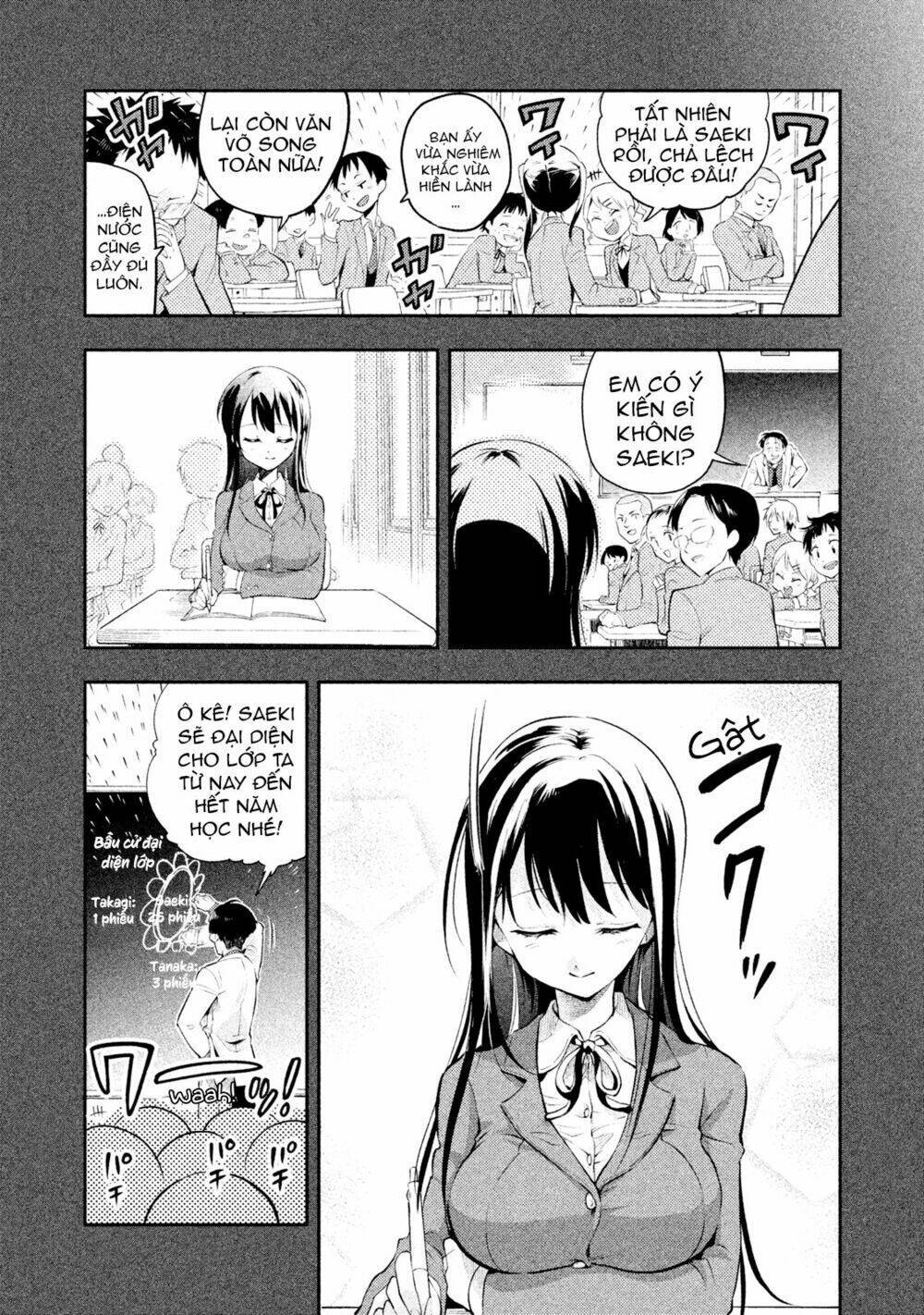 Saeki-san wa Nemutteru! Chapter 3: Cơ hội - Trang 2