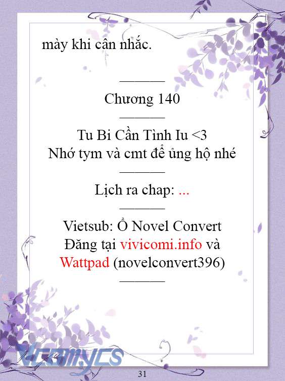 [novel] làm ác nữ bộ không tốt sao? Chương 140 - Next Chương 141