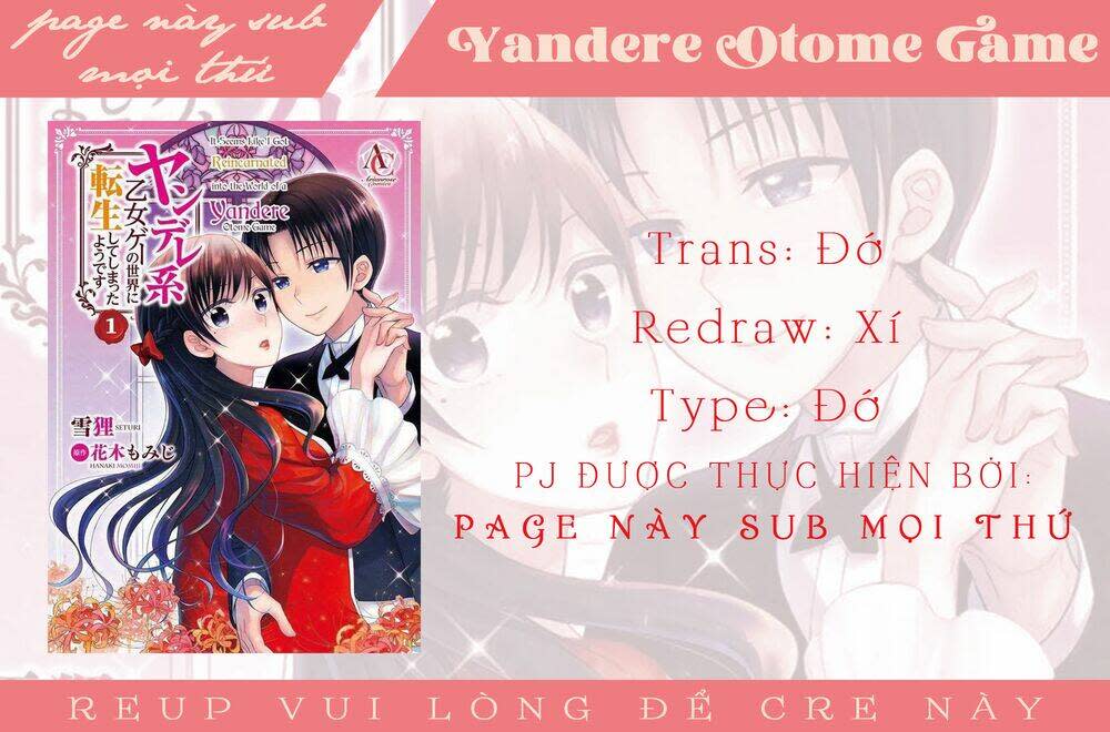 hình như tôi đã tái sinh vào yandere otome game chapter 21 - Next chapter 22