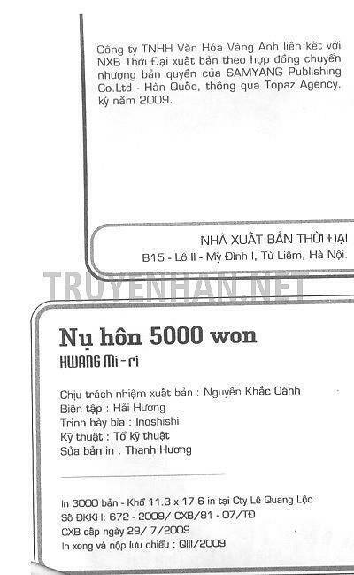 Nụ Hôn 5000 Won Chapter 25 - Trang 2