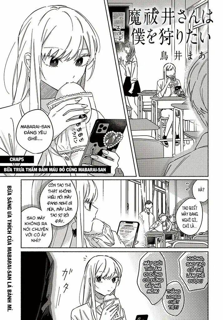 mabarai-san cố gắng săn tôi! chapter 5 - Trang 2