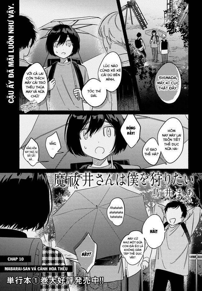 mabarai-san cố gắng săn tôi! chapter 10 - Trang 2