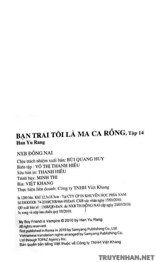 Bạn Trai Tôi Là Ma Cà Rồng Chapter 115: End - Trang 2