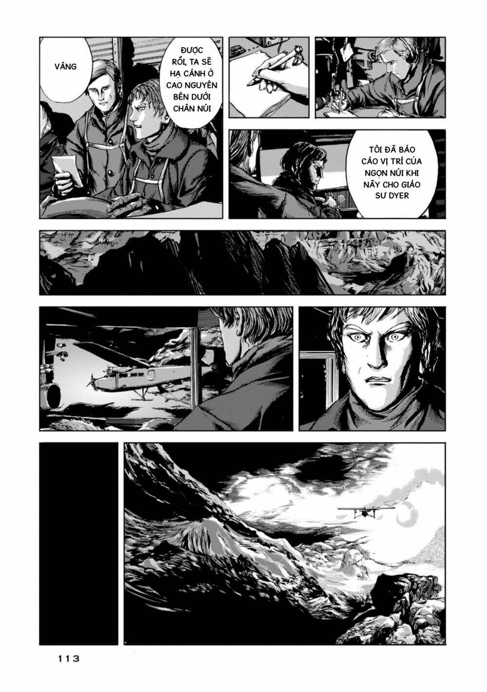 Kyouki No Sanmyaku Nite - At The Mountain Of Madness Chapter 4: Dãy núi khổng lồ - Next Chapter 5: Bí mật ẩn sâu trong bóng tối