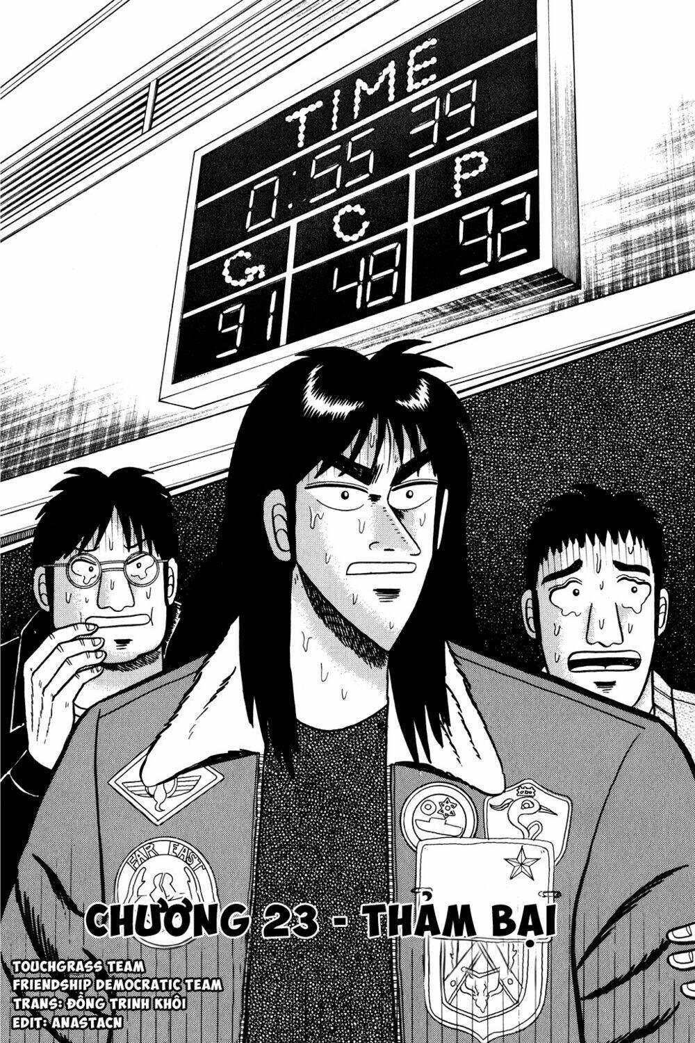 kaiji chapter 23: thảm bại - Next chapter 24: xúc tác