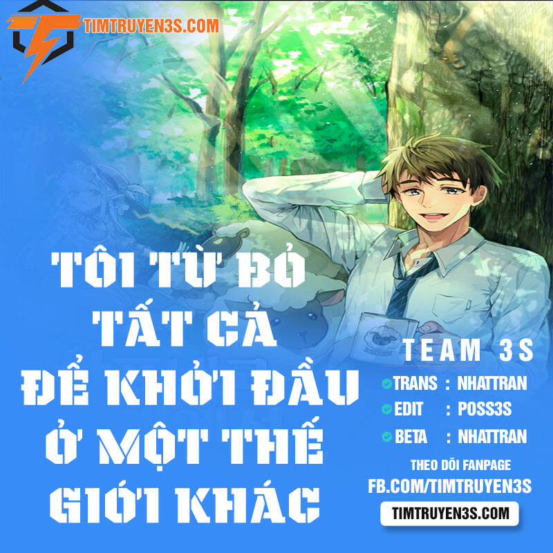 tôi từ bỏ tất cả để khởi đầu ở một thế giới khác chapter 3 - Next chapter 4