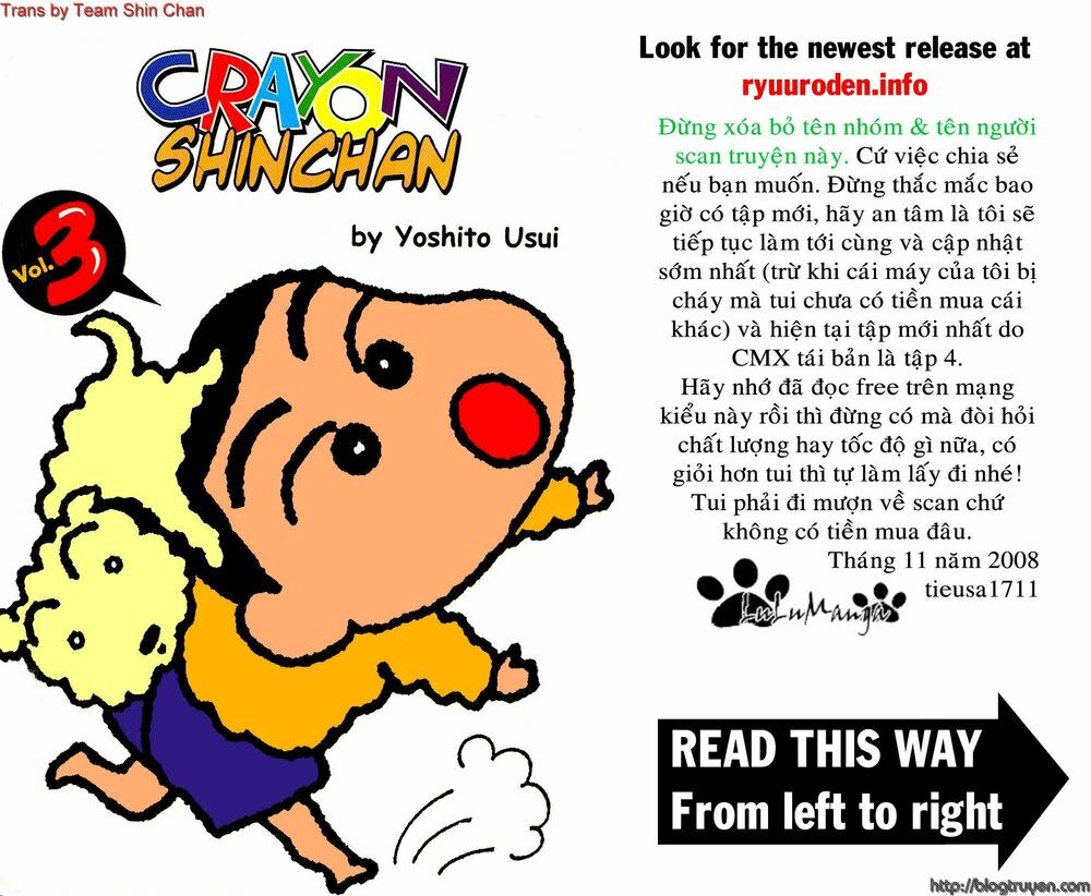 Crayon Shin-Chan Cậu Bé Bút Chì Chapter 3 - Next Chapter 4