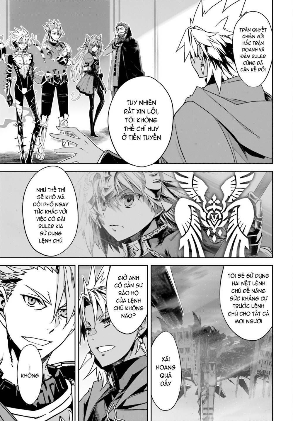 fate/apocrypha chapter 52: Đêm cuối cùng - Next chapter 53: xuất kích