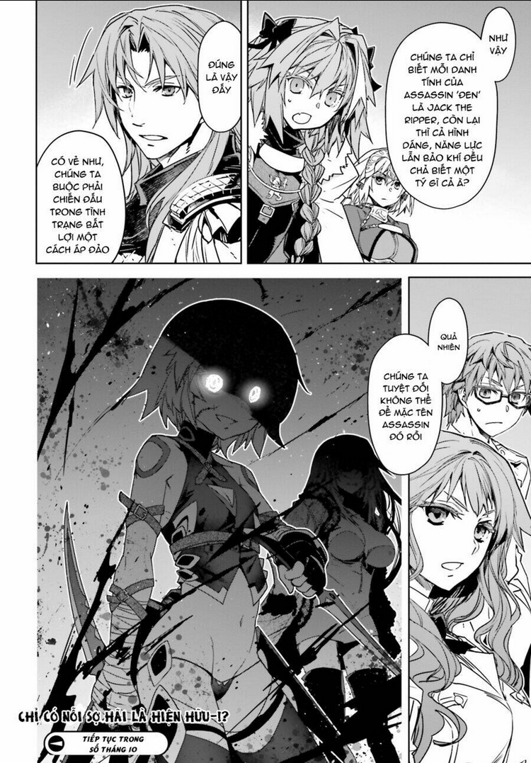 fate/apocrypha chapter 43: Điều cần phải làm - Next chapter 44: thành thật rồi chứ?