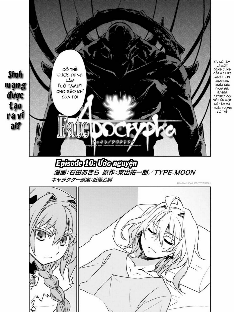 fate/apocrypha chapter 10 - Next chapter 11