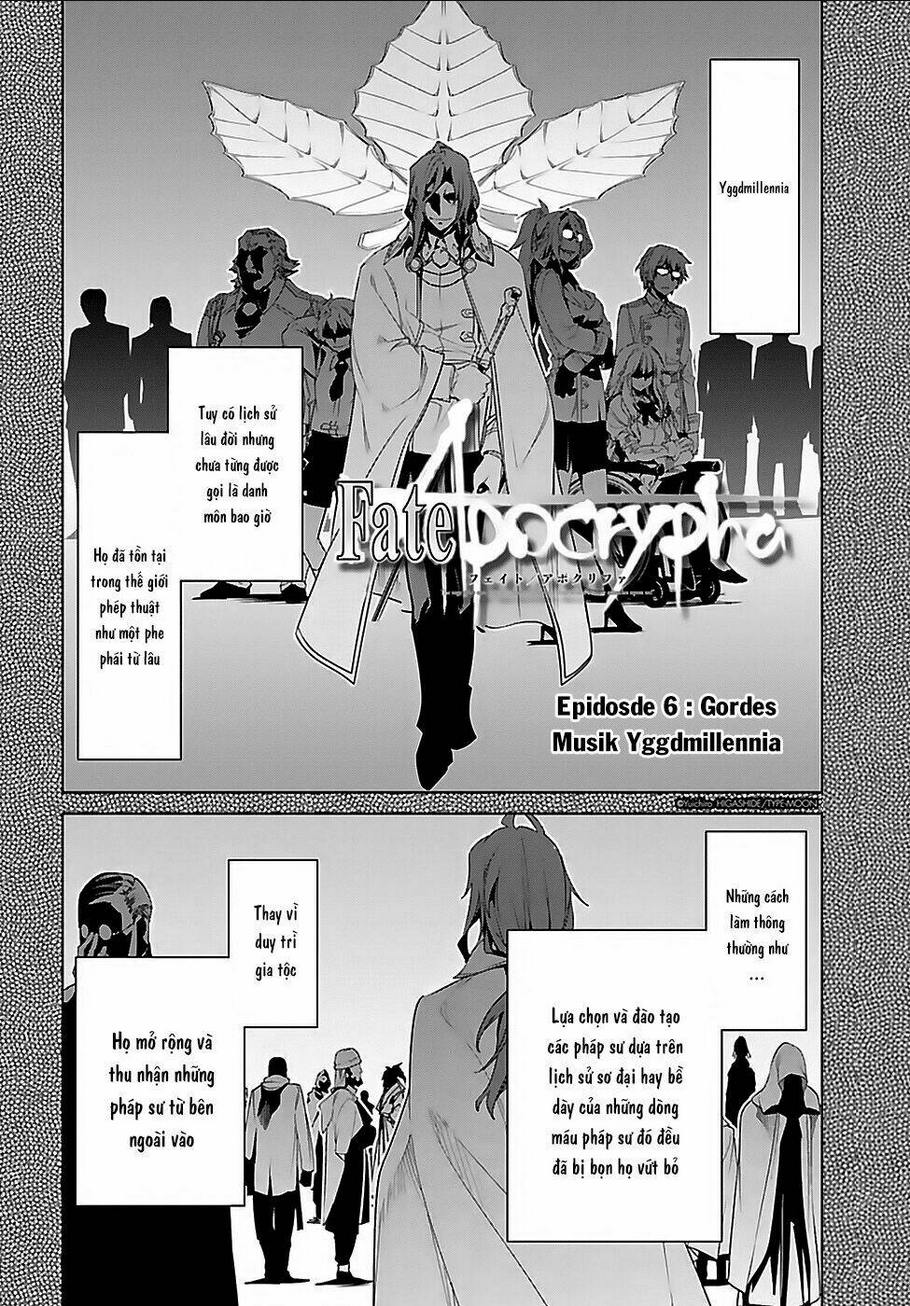 fate/apocrypha chapter 6 - Next chapter 7