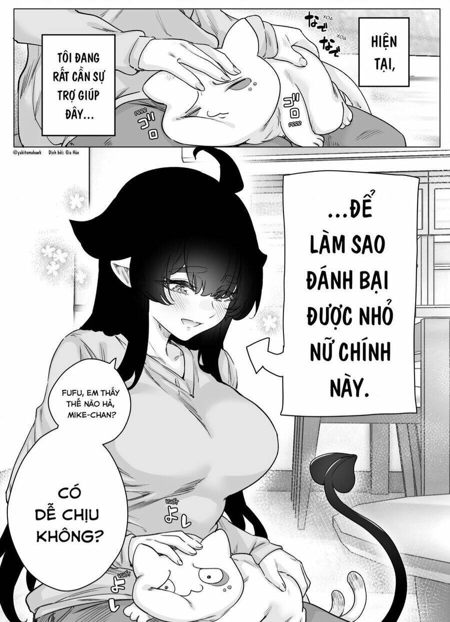 cho dù cổ không ăn lại nữ chính, nhưng bakeneko-chan vẫn sẽ cố gắng chapter 3 - Trang 2