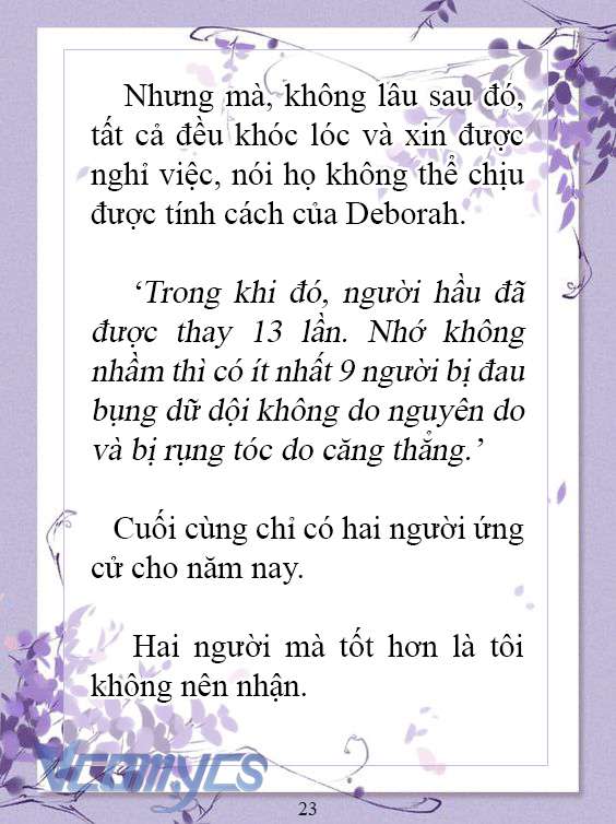 [novel] làm ác nữ bộ không tốt sao? Chương 25 - Next Chương 26