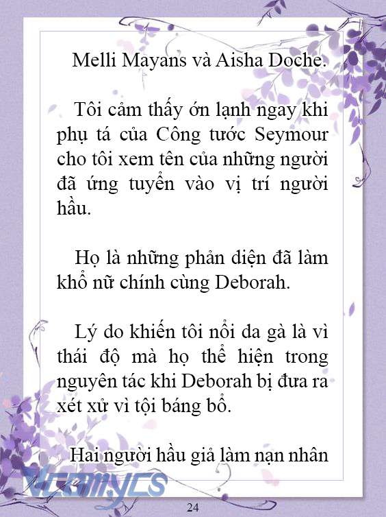 [novel] làm ác nữ bộ không tốt sao? Chương 25 - Next Chương 26