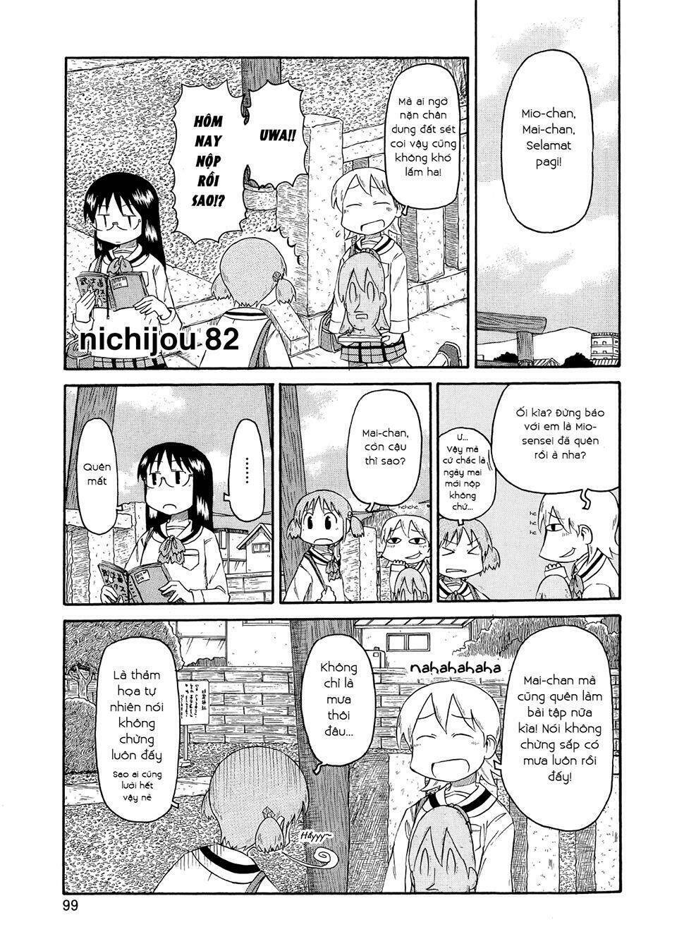 nichijou chương 82 - Next chương 83