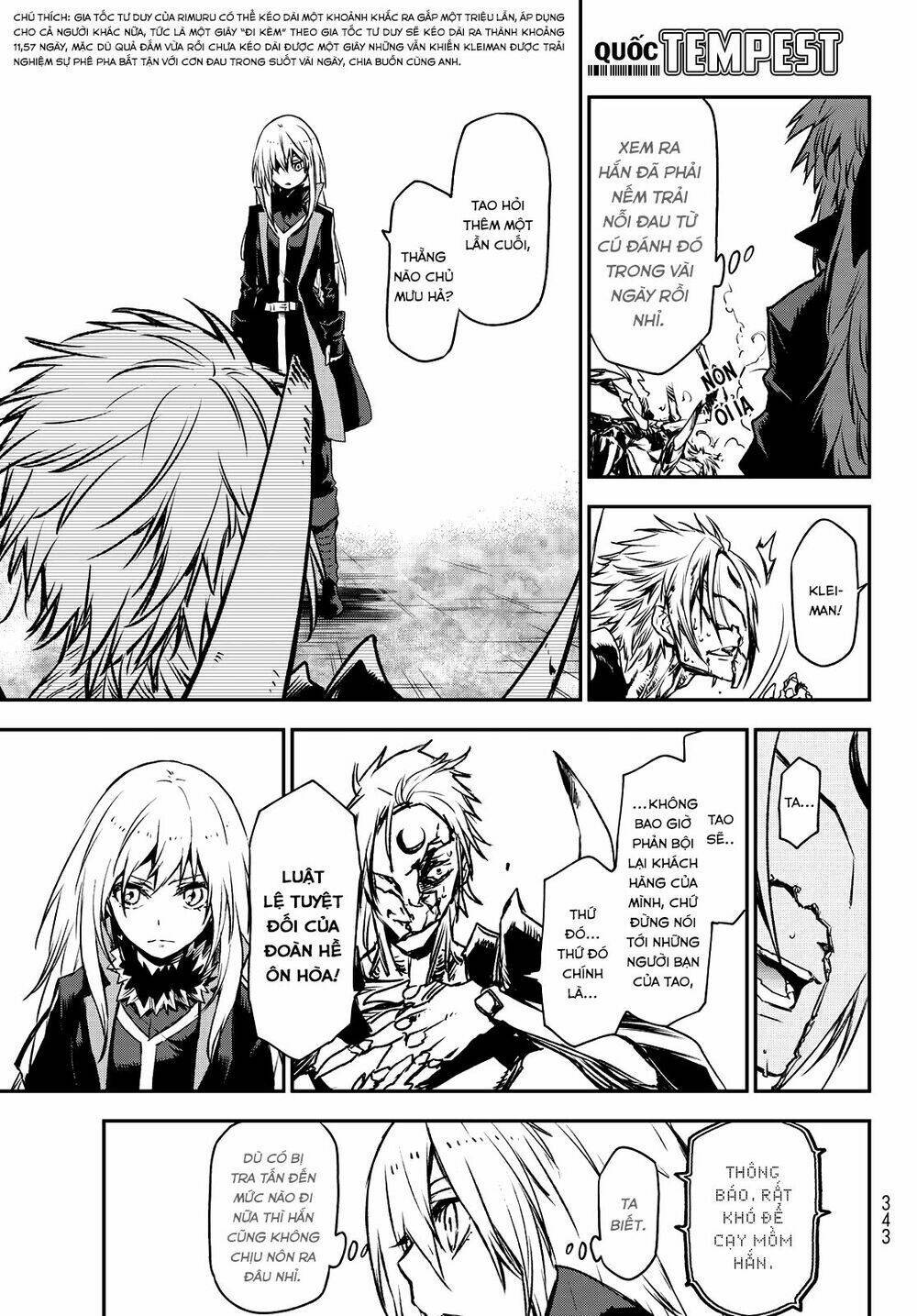 tôi đã chuyển sinh thành slime chapter 85: raw - Next Chapter 85