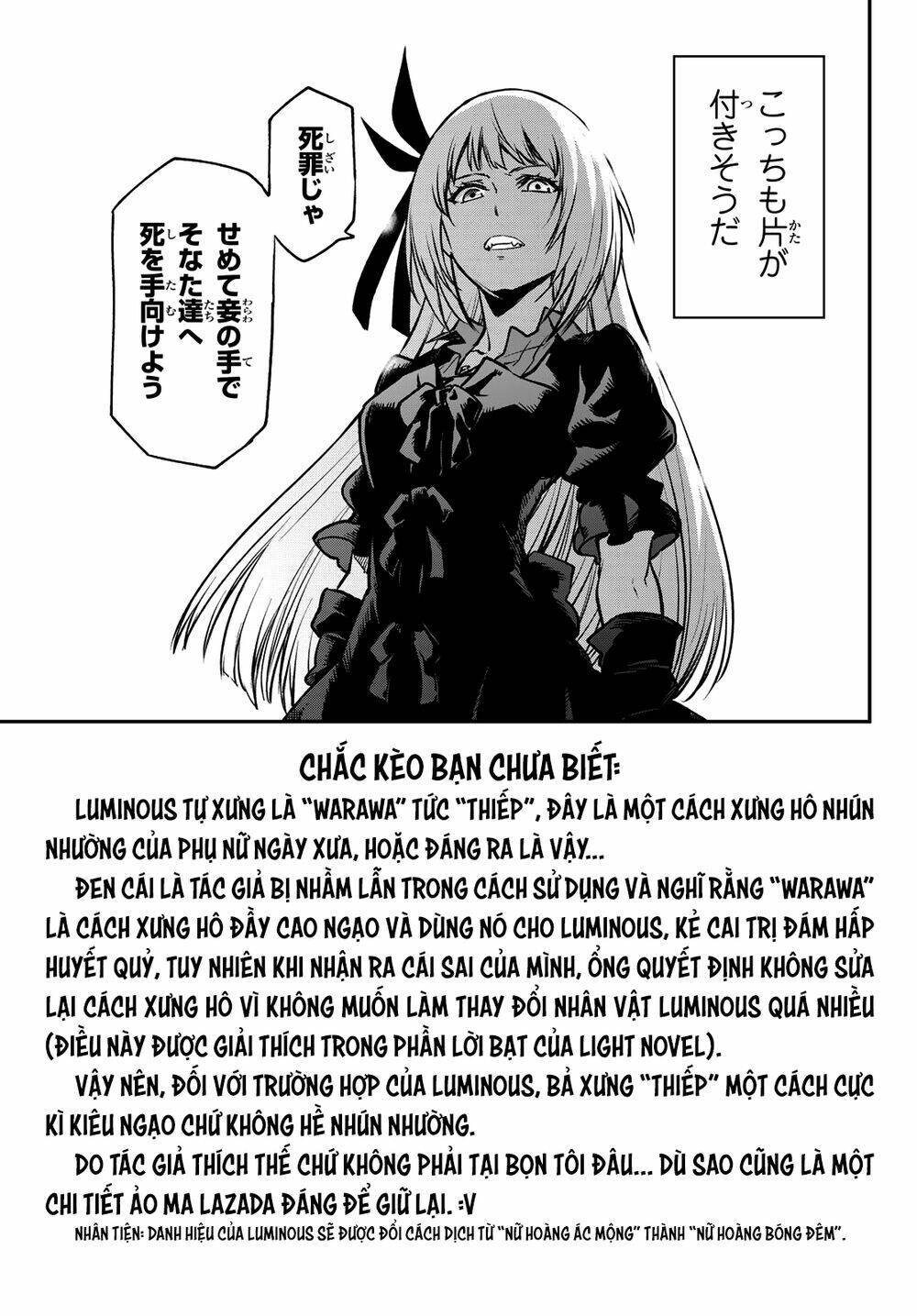 tôi đã chuyển sinh thành slime chapter 97: - tử giả chúc phúc. - Next Chapter 97