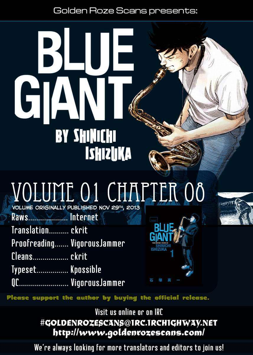 blue giant chapter 8: - slow hot wind - Next chapter 9: - summer festival