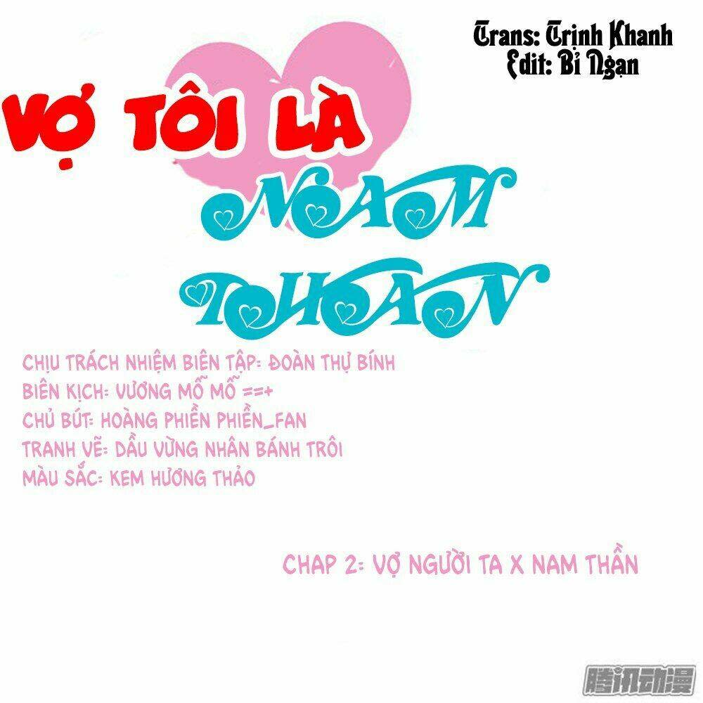 bà xã tôi là nam thần chương 2 - Trang 2