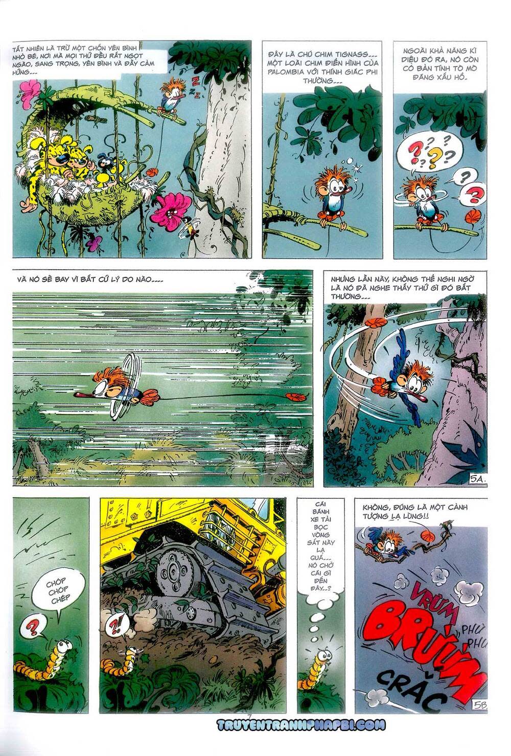 marsupilami chapter 3: - mars chú màu đen - Next chapter 4: - phấn hoa ở monte urticando