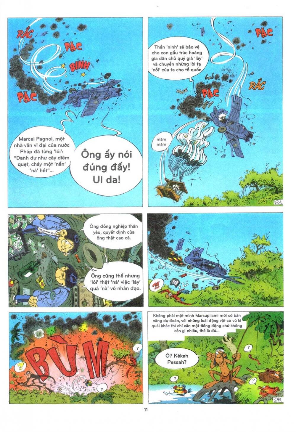 marsupilami chapter 2: - em bé đến từ bên kia thế giới - Next chapter 3: - mars chú màu đen