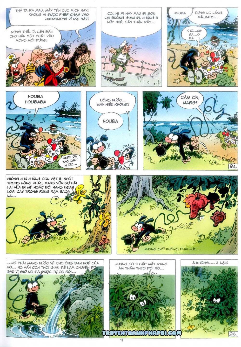 marsupilami chapter 3: - mars chú màu đen - Next chapter 4: - phấn hoa ở monte urticando