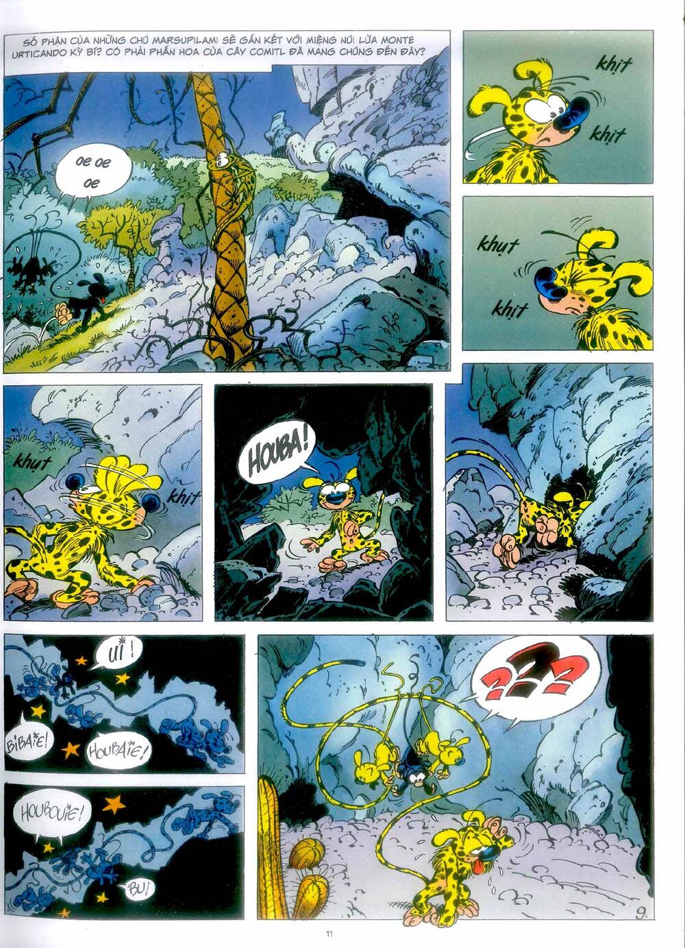 marsupilami chapter 4: - phấn hoa ở monte urticando - Next chapter 5: - baby prinz