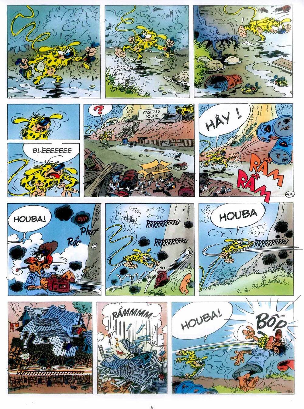 marsupilami chapter 7: - vàng ở boavista - Next chapter 8: - ngôi đền ở boavista