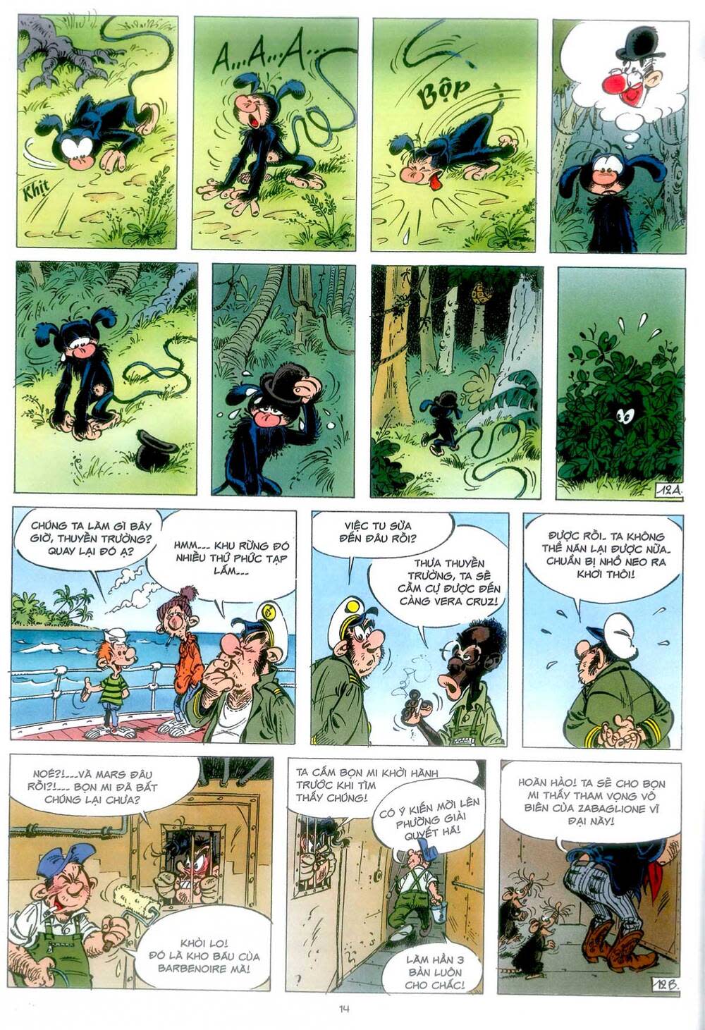 marsupilami chapter 3: - mars chú màu đen - Next chapter 4: - phấn hoa ở monte urticando