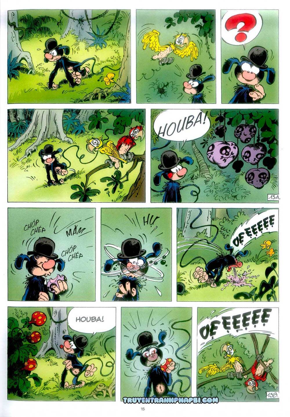 marsupilami chapter 3: - mars chú màu đen - Next chapter 4: - phấn hoa ở monte urticando