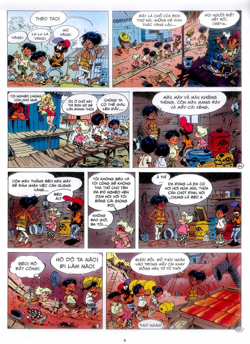 marsupilami chapter 7: - vàng ở boavista - Next chapter 8: - ngôi đền ở boavista