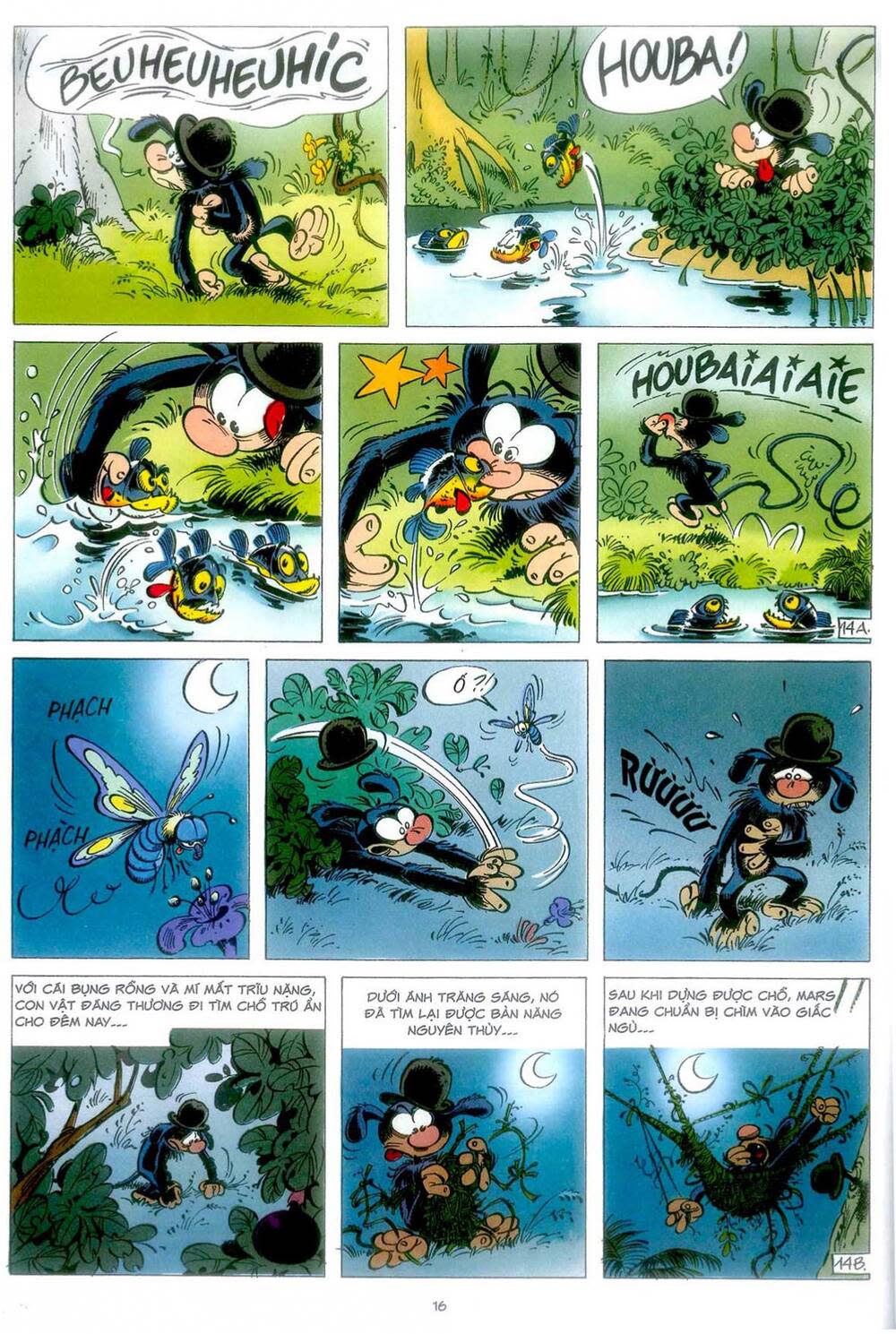 marsupilami chapter 3: - mars chú màu đen - Next chapter 4: - phấn hoa ở monte urticando