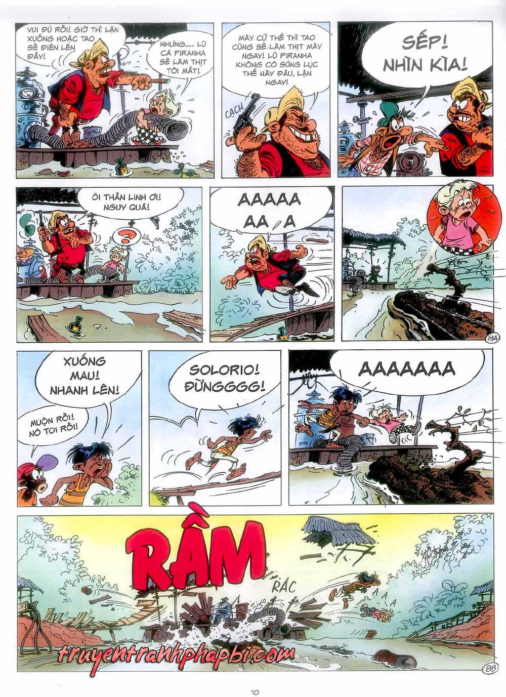 marsupilami chapter 7: - vàng ở boavista - Next chapter 8: - ngôi đền ở boavista