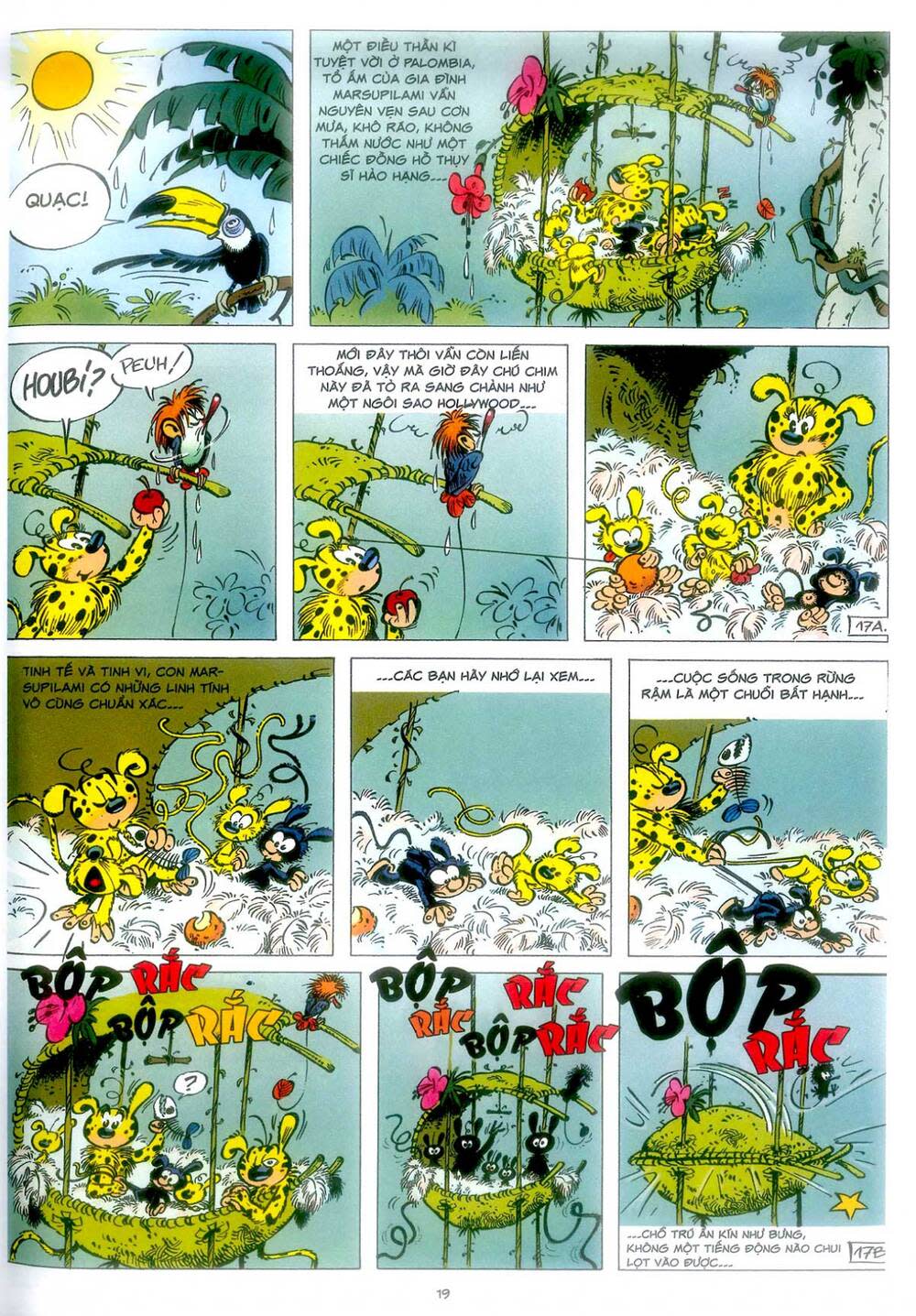 marsupilami chapter 3: - mars chú màu đen - Next chapter 4: - phấn hoa ở monte urticando