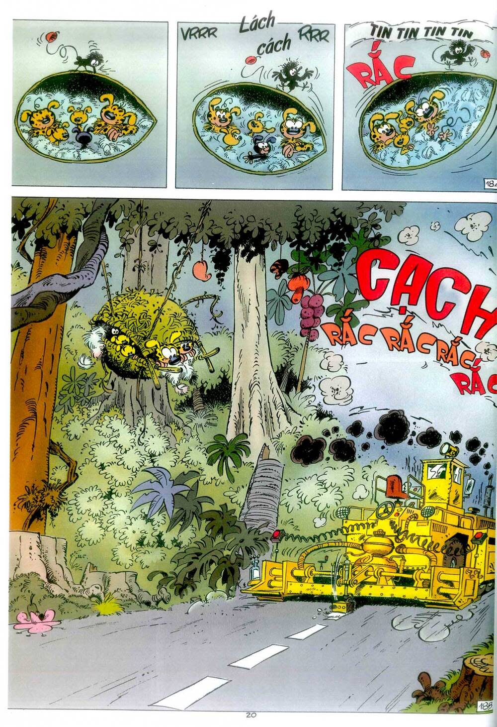 marsupilami chapter 3: - mars chú màu đen - Next chapter 4: - phấn hoa ở monte urticando