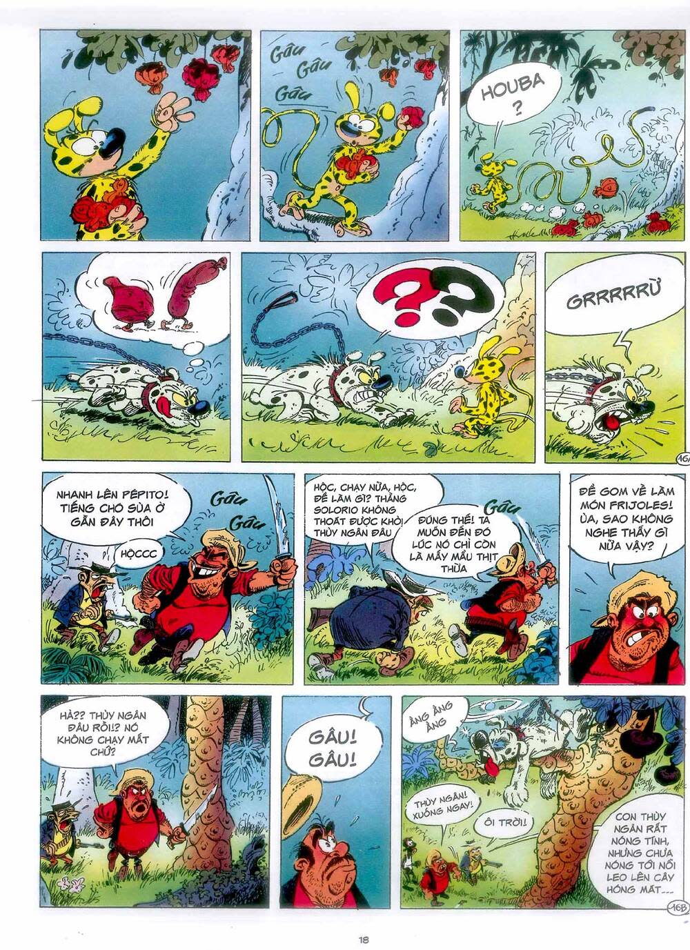 marsupilami chapter 7: - vàng ở boavista - Next chapter 8: - ngôi đền ở boavista