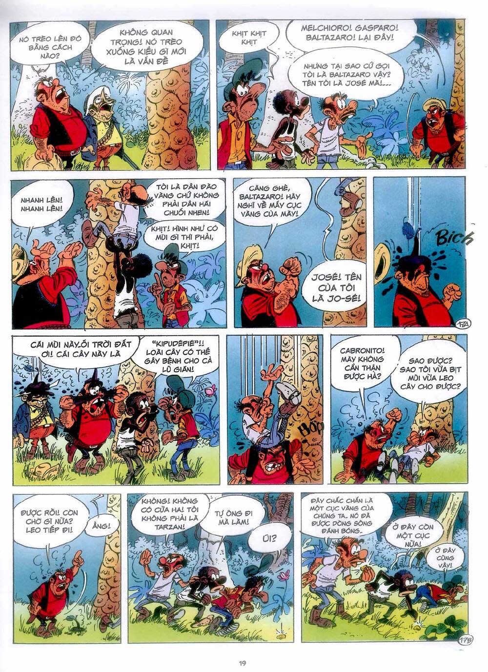 marsupilami chapter 7: - vàng ở boavista - Next chapter 8: - ngôi đền ở boavista