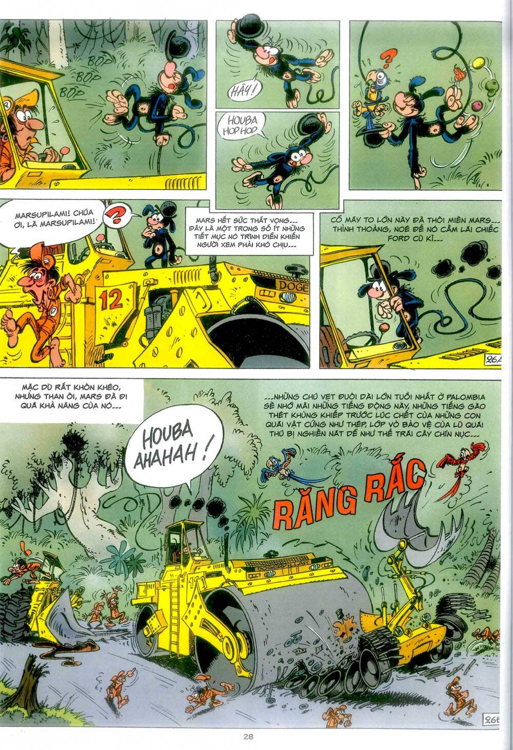 marsupilami chapter 3: - mars chú màu đen - Next chapter 4: - phấn hoa ở monte urticando