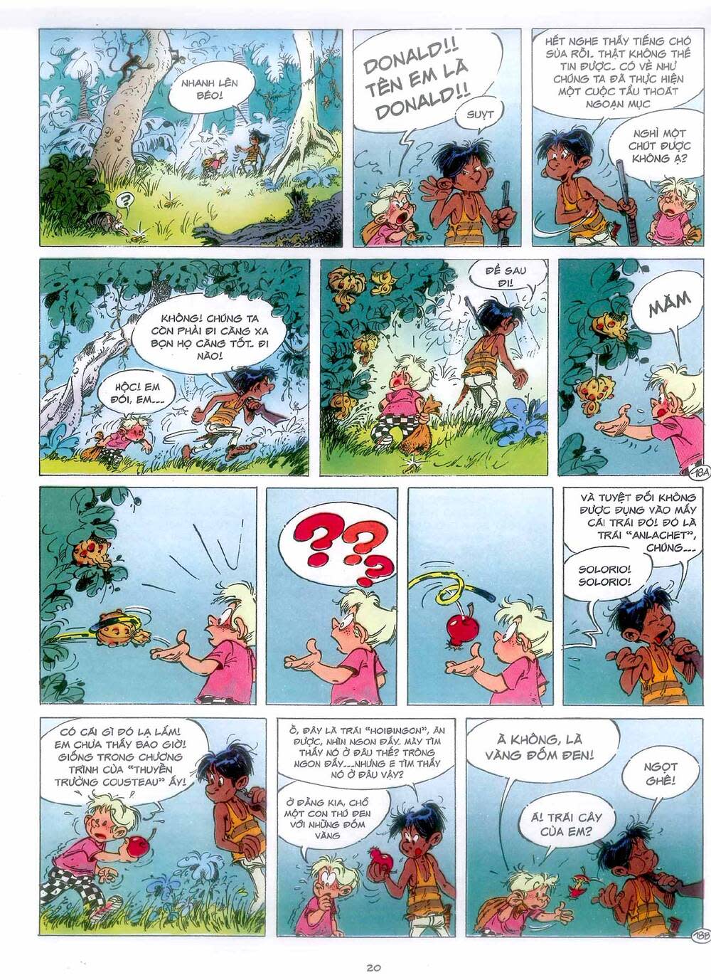 marsupilami chapter 7: - vàng ở boavista - Next chapter 8: - ngôi đền ở boavista